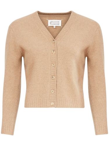 Cardigan en laine à col v - Maison Margiela - Modalova