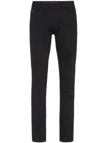 Jean Super Straight à détail de dragon - Philipp Plein - Modalova