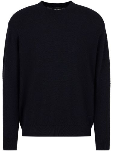 Pull en maille chevrons - Emporio Armani - Modalova