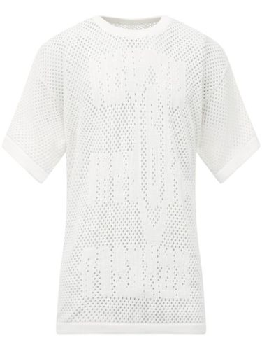 T-shirt en maille intarsia - MM6 Maison Margiela - Modalova
