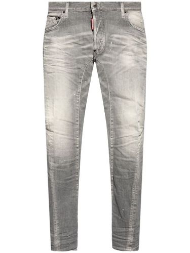 Jean skinny à effet usé - DSQUARED2 - Modalova