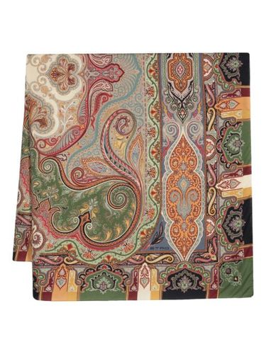 Écharpe en laine mélangée à motif cachemire - ETRO - Modalova