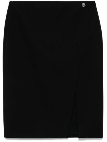 Jupe en laine à détail 4G Liquid - Givenchy - Modalova