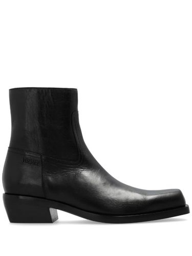 Bottines Luciano en cuir - Versace - Modalova