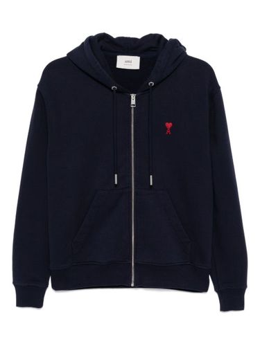 Hoodie à fermeture zippée - AMI Paris - Modalova