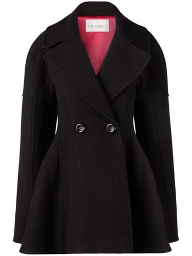 Manteau évasé à boutonnière croisée - Nina Ricci - Modalova