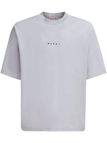 T-shirt en coton à logo imprimé - Marni - Modalova