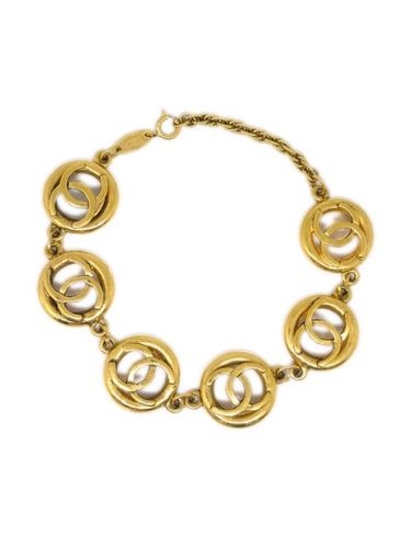 Bracelet en chaine à logo CC (1982) - CHANEL Pre-Owned - Modalova