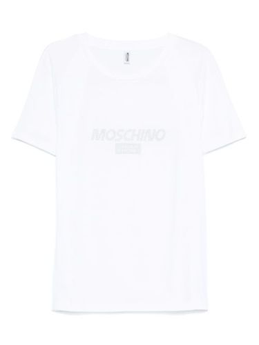 T-shirt à logo appliqué - Moschino - Modalova