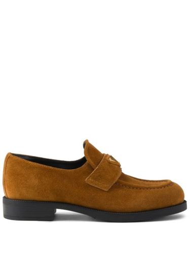 Mocassins à logo triangulaire - Prada - Modalova