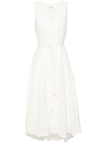 Robe mi-longue Helene en dentelle - DVF Diane von Furstenberg - Modalova