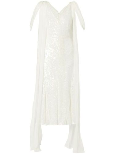 Robe ornée de sequins à détails drapés - ERDEM - Modalova