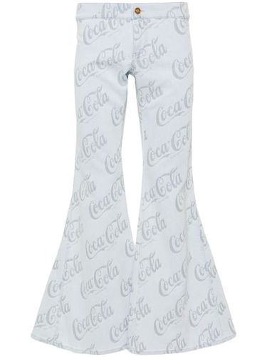 X Coca-Cola jean évasé en jacquard - ERL - Modalova