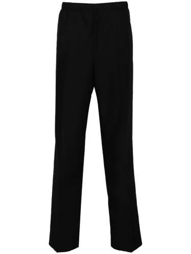 Pantalon en laine vierge à coupe droite - FENDI - Modalova