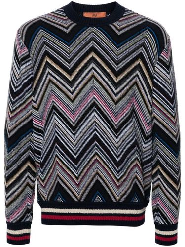 Pull à mancherons et chevrons - Missoni - Modalova