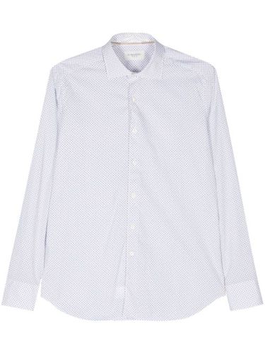 Chemise à imprimé géométrique - Tintoria Mattei - Modalova