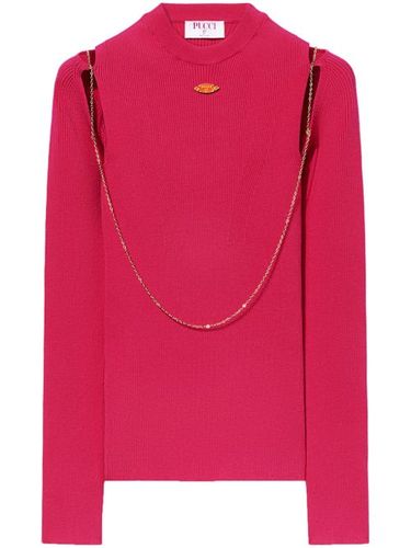 Haut nervuré à détail de chaîne - PUCCI - Modalova