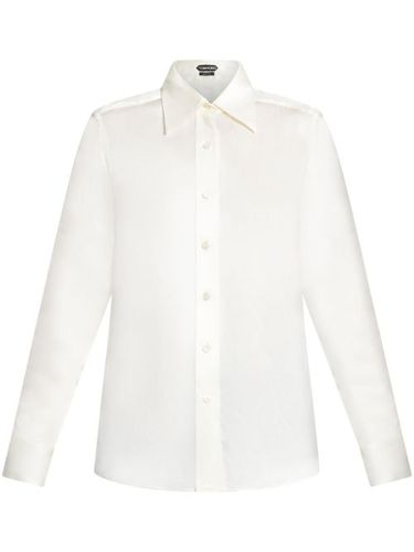 Chemise en soie à manches longues - TOM FORD - Modalova