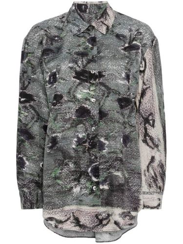 Chemise asymétrique à imprimé abstrait - JNBY - Modalova