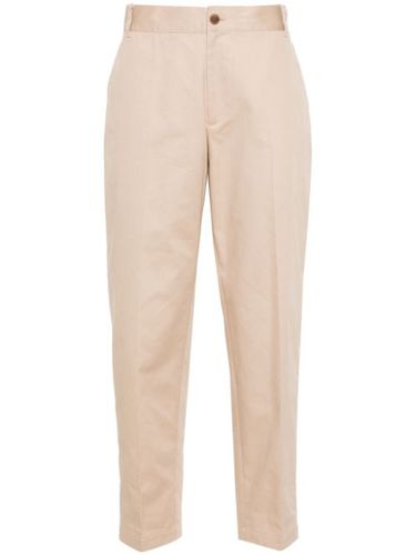 Pantalon en coton à logo brodé - Maison Kitsuné - Modalova