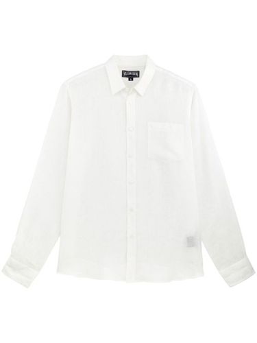 Chemise en lin à logo brodé - Vilebrequin - Modalova