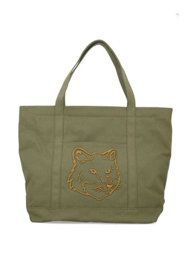 Grand sac cabas Fox Head - Maison Kitsuné - Modalova