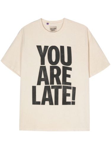 You Are Late cotton T-shirt - GALLERY DEPT. - Modalova