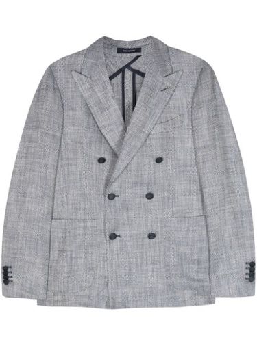 Blazer croisé à motif de chevrons - Tagliatore - Modalova