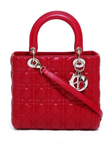 Sac à main Cannage Lady Dior médium - Christian Dior Pre-Owned - Modalova