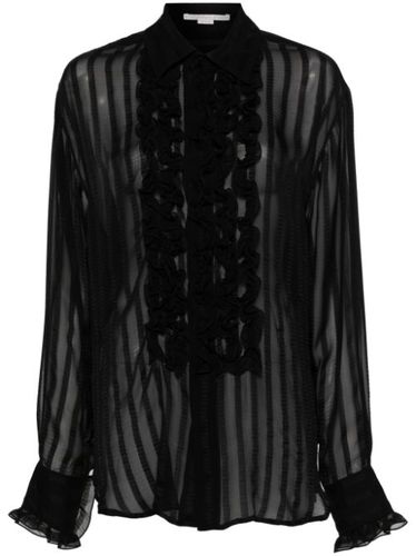 Blouse volantée à effet de transparence - Stella McCartney - Modalova