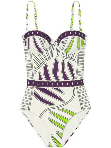 Maillot de bain imprimé à bonnets à armatures - Tory Burch - Modalova