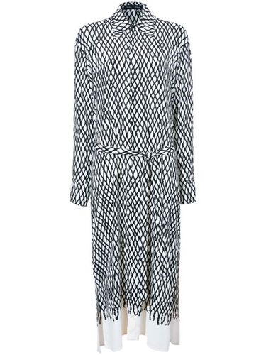 Robe mi-longue Bailey à imprimé abstrait - Proenza Schouler - Modalova