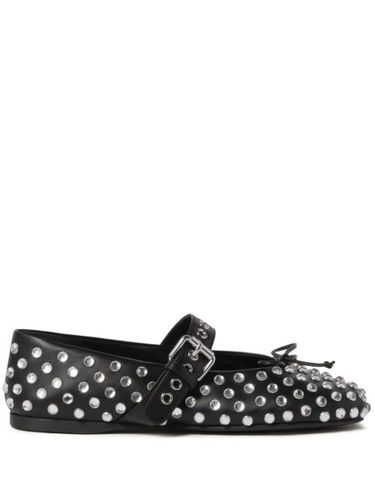 Ballerines en cuir à clous - Miu Miu - Modalova