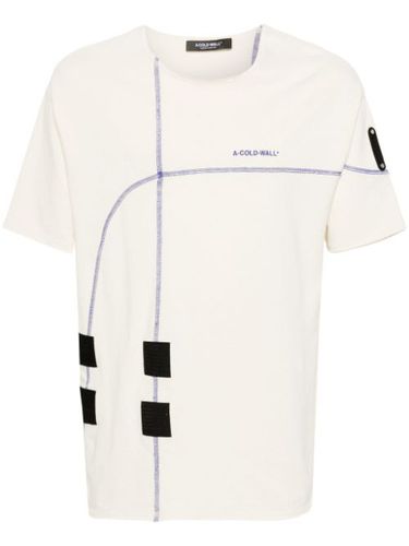 T-shirt Intersection en coton biologique - A-COLD-WALL* - Modalova