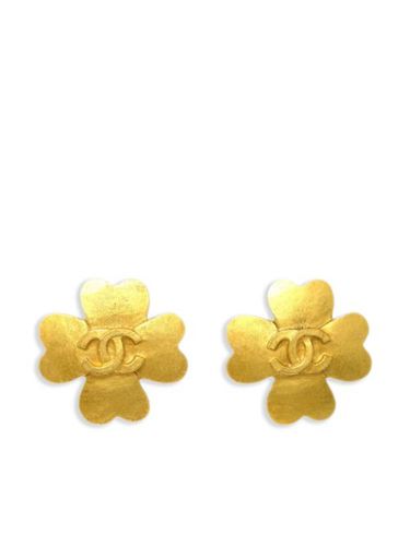 Boucles d'oreilles CC (1995) - CHANEL Pre-Owned - Modalova