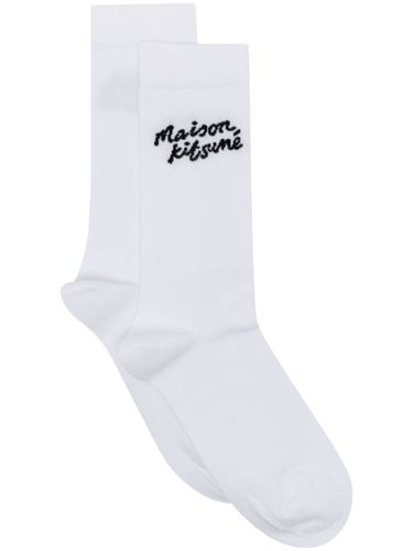 Chaussettes Handwriting à logo - Maison Kitsuné - Modalova