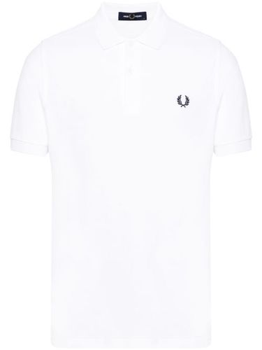 Polo en piqué à logo brodé - Fred Perry - Modalova