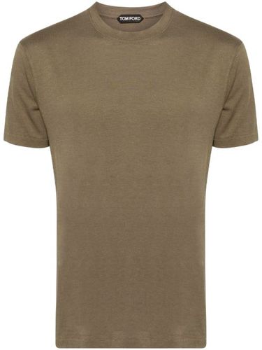 T-shirt à logo brodé - TOM FORD - Modalova