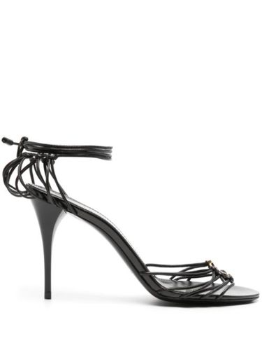 Sandales Babylone Cassandre 90 mm en cuir - Saint Laurent - Modalova