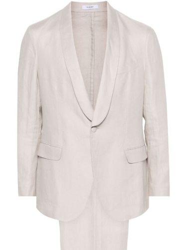 Costume en lin à veste à simple boutonnage - Boglioli - Modalova