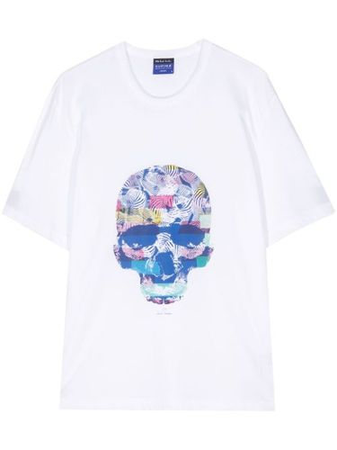 T-shirt en coton à imprimé tête de mort - PS Paul Smith - Modalova