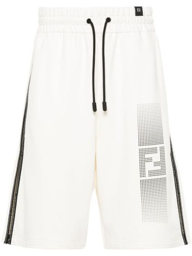 Short de sport à rayures latérales - FENDI - Modalova