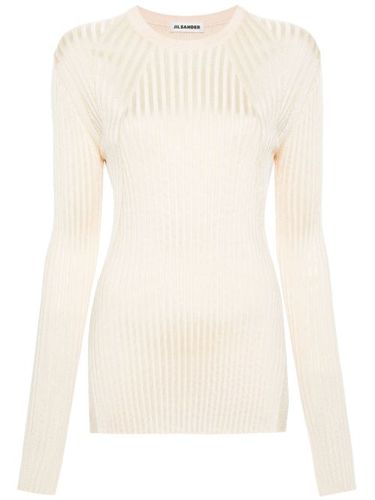 Pull nervuré à col rond - Jil Sander - Modalova