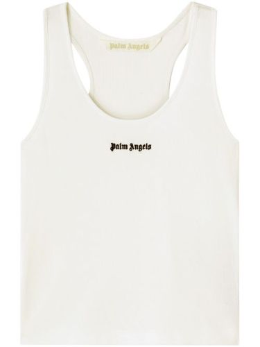 Débardeur nervuré à logo brodé - Palm Angels - Modalova