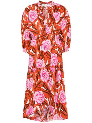 Robe à imprimé Artie Palm Floral - DVF Diane von Furstenberg - Modalova