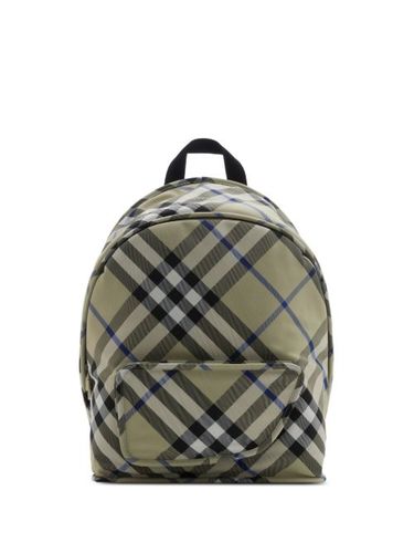 Sac à dos à carreaux - Burberry - Modalova