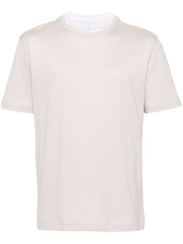 T-shirt en coton à design superposé - Eleventy - Modalova