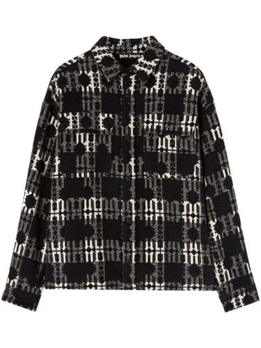 Chemise en coton à motif monogrammé - Palm Angels - Modalova