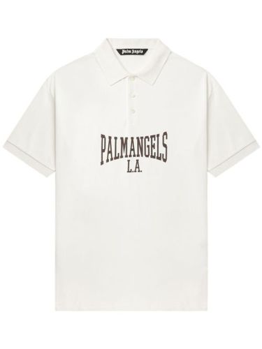 Polo à logo imprimé - Palm Angels - Modalova