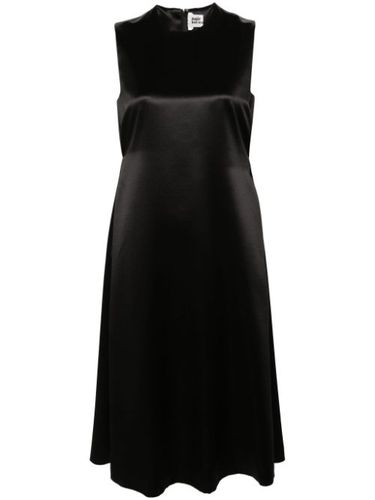 Kei Ninomiya robe mi-longue à design sans manches - Noir Kei Ninomiya - Modalova